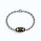 Lotus Three Eye Dzi Bead Bracelet