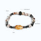 Citrine Charm + Hematoid Quartz w/ Sweden Meteorite Bracelet