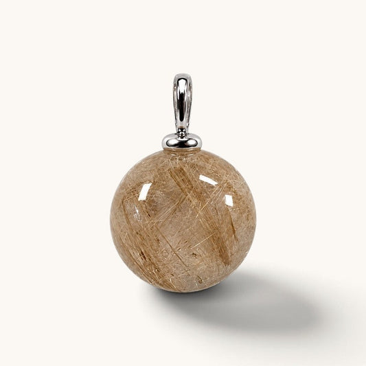 Golden Rutilated Quartz Pendant