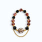 Copper Rutilated Quartz Charm + Red Copper Rutilated Quartz w/ Black Tourmaline Bracelet