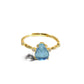 Aquamarine Gourd Ring