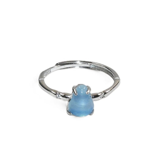 Aquamarine Gourd Ring