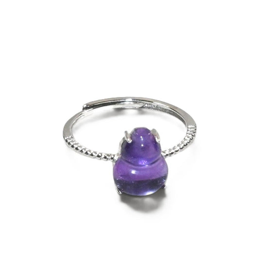 Amethyst Gourd Ring