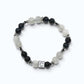 Letter C| Green Moonstone & Blue Tiger Eye Bracelet