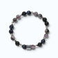 Letter I | Eye Auralite & Blue Tiger Eye Bracelet