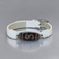 Money Hook Dzi Bead Leather Bracelet
