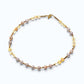 Citrine w/ Freshwater Pearl Anklet