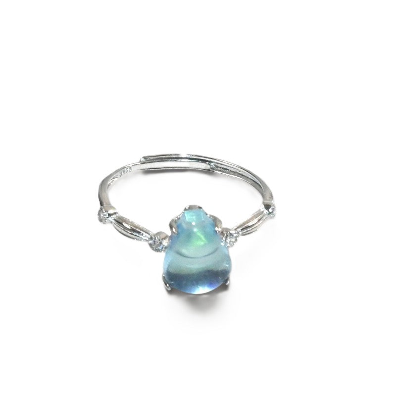 Aquamarine Gourd Ring