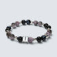 Letter I | Eye Auralite & Blue Tiger Eye Bracelet