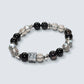 Letter H | Grey Moonstone & Iolite Bracelet