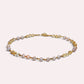 Citrine w/ Freshwater Pearl Anklet