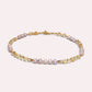 Citrine w/ Freshwater Pearl Anklet