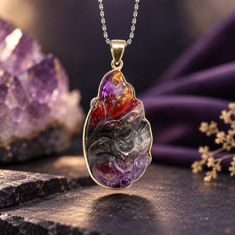 Auralite 23 Nine Tail Fox Pendant