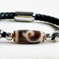 Green Tara Dzi Bead w/ Leather Bangle