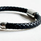 Green Tara Dzi Bead w/ Leather Bangle