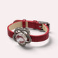 White Calcite Leather Bracelet