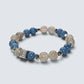 Letter E | Moonstone Mica & Blue Opal Bracelet
