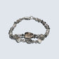 Black Rutilated Quartz Charm + Black Rutilated Quartz w/ Akoya Pearl Bracelet