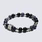 Letter M | Iolite & Black Tourmaline Bracelet
