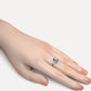 Aquamarine Gourd Ring