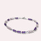 Amethyst w/ Freshwater Pearl Anklet