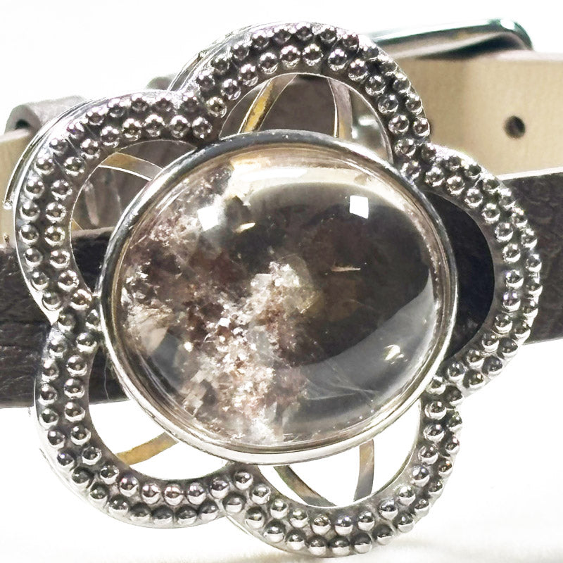 Calcite Leather Bracelet
