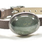 Green Phantom Starry Quartz Leather Bracelet