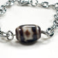 Lotus Dzi Bead Bracelet