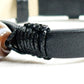 Wave Dzi Bead Leather Bracelet