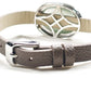 Green Phantom Starry Quartz Leather Bracelet