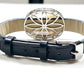 Rainbow Inclusion Quartz w/ Hematoid Quartz Leather Bracelet