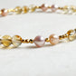 Citrine w/ Freshwater Pearl Anklet
