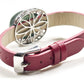 Green Phantom Starry Quartz Leather Bracelet