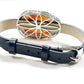 Golden Honey Amber Leather Bracelet