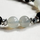 Letter C| Green Moonstone & Blue Tiger Eye Bracelet