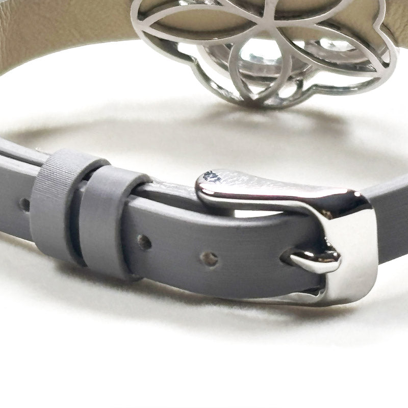 Chalcopyrite Leather Bracelet