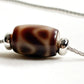 Six Eye Tiger Tooth Dzi Bead