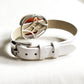 Yellow Amber Leather Bracelet