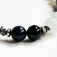 Letter C| Green Moonstone & Blue Tiger Eye Bracelet