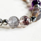 Letter X | Smoky Lavender Hetian Jade & Super Seven Quartz Bracelet
