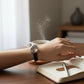 Phantom w/ Rutilated Leather Bracelet