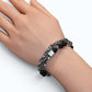 Letter H | Grey Moonstone & Iolite Bracelet