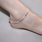Kunzite w/ Freshwater Pearl Anklet