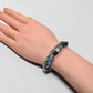 Letter R  | Green Phantom Quartz & Blue Opal Bracelet