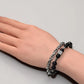 Letter Y | Purpurite & Black Tourmaline Bracelet
