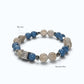 Letter E | Moonstone Mica & Blue Opal Bracelet