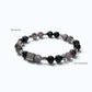 Letter I | Eye Auralite & Blue Tiger Eye Bracelet