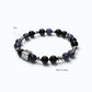 Letter M | Iolite & Black Tourmaline Bracelet