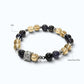 Letter G | Libyan Desert Glass & Iolite Bracelet
