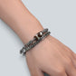 Tiger Tooth Dzi Bead Bracelet